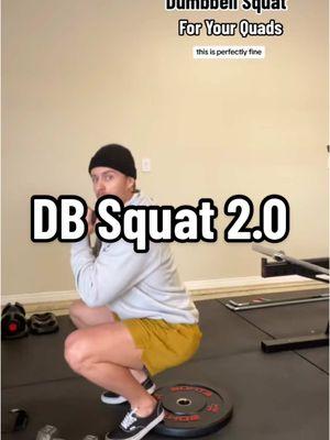 DB Suitcase Squat VS DB Goblet Squat #dumbbellworkout #workoutplan #legday 