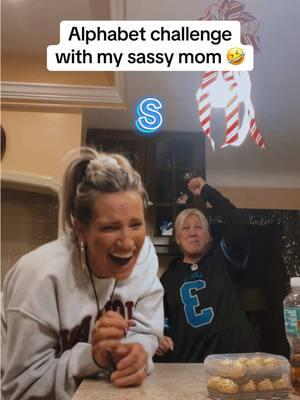 This was brutally and hilariously challenging and fun 🤣 recycled old material but she didn’t know 🤫😂 #fyp #MomsofTikTok #alphabetchallenge #challenge #viral #momanddaughter 