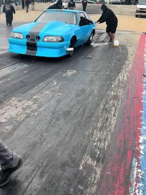 Just a twin turbo big block Foxbody layin down some rubber!!  #mustangmonday #racepartsolutions #foxbody   #foxbody #foxbodysonly #foxbodymustang #foxbodynation #ford #mustang #fordmustang #5oh  #rollininmy5point0 #boosted #boostedcars #boostedmustangs #mustangmonday #motormonday #lmustanggt #vanillaice #twinturbo #burnout #tiresmoke #dragstrip #dragrace 