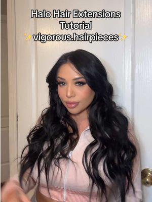 @vigorous.hairpieces 💖#halohairextension #halohair #hairextensions #hair #beauty #hairstylist #wig #hairtok #hairpiece #foryoupage #tiktokaffiliate #TikTokShop #reviews 