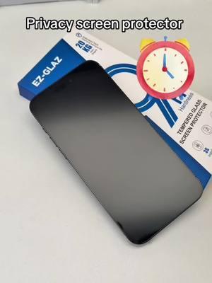 Guess how long it took to stick the privacy screen protector on #screenprotector #fyp #iphone #privacyscreenprotector #TikTokShop #tiktokmademebuyit #privacyscreen #privacy #blackscreen 