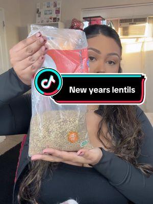 New years lentils how to #newyears #lentils #lentilsnewyear #goodluck 