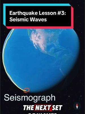 Earthquake Lesson #3: Seismic Waves #earthquakedude #earthquakegeologist #earthquake #geology #geologytok #geologyrocks 