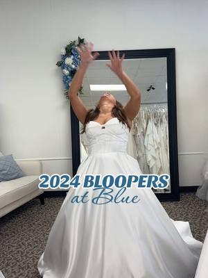 The annual end of the year blooper video is truly one of the best parts of the holidays 😂  #bloopers #tiktokbloopers #weddingdressshopping #weddingplanning #funny #fyp #fypage #newyears #wrapped 