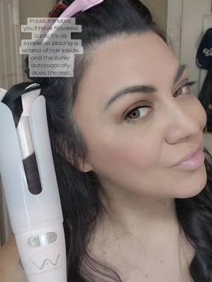 Effortless curls in minutes! @VAV Style  #curlingiron #hairiron #VAV #Automaticcurlingiron #hairtok  #hair #hairtools #wintercurls #hairstyle #womenover40 