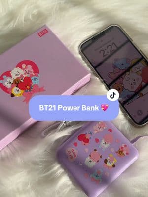 BT21 Power Bank 💖 I love that it has multiple outlets and a light! So perfect if I need to find anything in my bag too! @LINEFRIENDS SQUARE @BT21 #BT21 #bt21merch #LINEFRIENDS #kpop #kpopmerch 