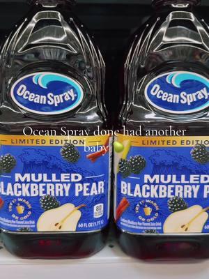 Have yall tried it?? 👀 @Ocean Spray Inc. #oceanspray #cranberryjuice #cranberry #blackberry #pear 