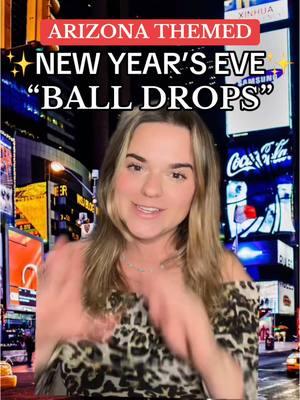 4 CRAZY “BALL DROPS” IN ARIZONA!! Save this for last minute plans 🤩 From taco drops to pinecones, Arizona has four iconic versions of New York City’s ball drop that you should know about….I didn’t even know about all of these 👀 All I gotta say…proud to be from Tucson with our ball drop lol.  Here’s the details so you can reference:  #1) PINECONE DROP - Starting with the 7th snowiest city in the United States, Flagstaff… Every year since 1999 the Weatherford Hotel hosts the Pinecone Drop in the middle of Downtown. It’s happening 3 times at noon, 10pm and midnight. #2) BOOT DROP - Only in Arizona would we have a boot drop. Prescott, Arizona is known for being the home of the world’s oldest rodeo so of course in front of Whiskey Row you can watch the boot drop. It’ll happen twice at 10pm and midnight!  #3) TACO DROP - Tucson has the best 25 miles of Mexican food in the country so of course Taco Bell has a taco drop! It’s behind Hotel Congress in Downtown Tucson but I don’t know much more information so I’m gonna guess midnight is when the taco will drop.  #4) DEUCE OF CLUBS DROP - Lastly, hidden in the White Mountains, Show Low hosts the Deuce of Clubs drop in front of their library. It says it goes from 10pm - 12am and is a massive card that drops. Keep in mind all of these things are free to go to so get there early if you wanna see it… If you guys know of any other free New Year’s Eve parties or traditions in Arizona, please drop it in the comments! HAPPY 2025 JOY CLUB - see you there.  PS - you guys made this the most amazing year yet…can’t wait to show you what we have planned for you! #newyearseve #arizona #balldrop #flagstaffarizona #tucsonarizona #prescottaz #showlowaz #nye #newyears #2025 