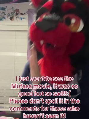 | Imo it was a bit confusing, but it was the first good movie I’ve seen in a long time | 🏷️: #giantgreenthing #fyp #furry #fursuit #lavafox #mufusa #lionking 