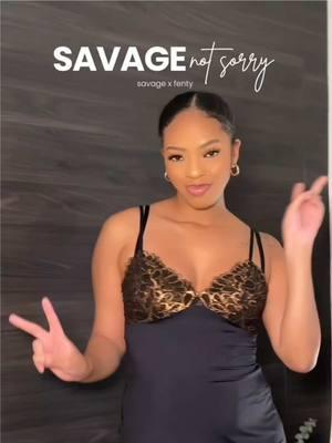 On NYE, I’m tryna be S A V A G E not sorry. @Savage X Fenty 🤍 This underwire teddy and the lace slip is a must haveeeeeee.  They both have adjustable straps and fit comfortably.  The split hem on the slip allows for you to move freely and feel sexy at the same time.  #SavageXAmbassador #SavageXFenty #SavageNotSorry #lingerie #nyeoutfit #nye 