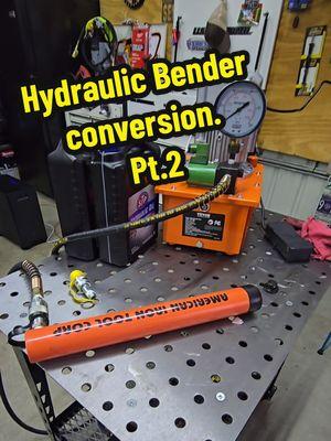 Cylinder came in, had to buy a few things. But it seems it's worth it. Should be 2 to 3 more parts to this conversion. Brackets, a cart, and final assembly. @vevor shop  #hydraulic #bender #tubingbender #fabrication #vevor #vevor #notsponsored #conversion #DIY #metalfabrication #garage 