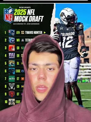 The newest CBS NFL Mock Draft just released ! #cbs #cbsfootball #nfl #nflfootball #nflmockdraft #nfldraft #mockdraft #mockdraft2025 #nfldraft2025 #shedeursanders #ss2 #deionsanders #travishunter 