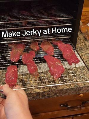 This is a major upgrade from my old dehydrator.  I can change the temperature settings, and the unit has a programmable timer with an automatic shutoff.  #burningriverbushcraft #dehydrator #jerky #deerjerky #huntergatherer 