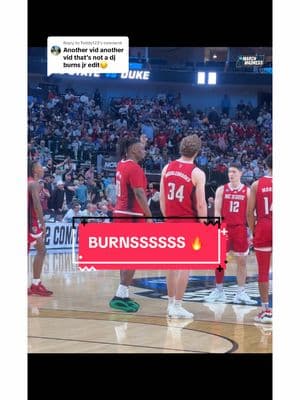 Replying to @Teddy123 We miss DJ Burns just as much as you guys 😭 @dj30b #collegebasketball #cbb #basketball #hoops #djburns #ghosttown #edit #sportsedit #ncstate #cinderella #MarchMadness 