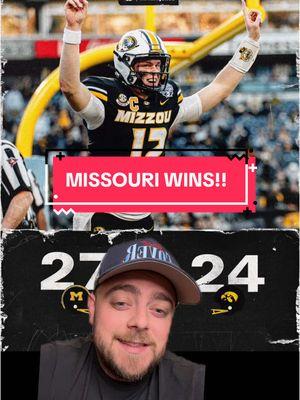 MISSOURI GETS A BOWL WIN!! #missouri #iowa #cfb #CollegeFootball #football #sports #sportstiktok #alexdauterive #fyp 