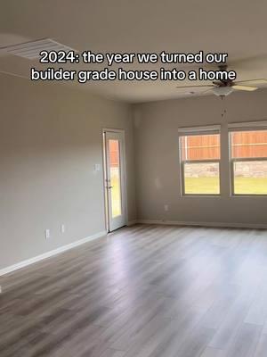 Here’s to more home projects in 2025🥂 #homemakeover #firsthome #buildergradehome #buildergradeupgrade #diyhome #homeprojects 