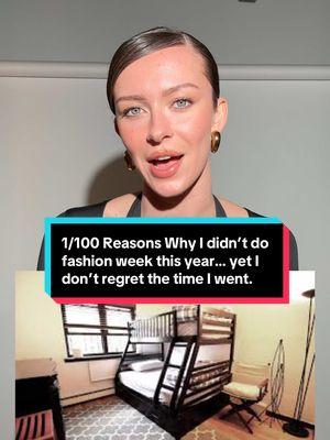 1/100 Reasons why I didn’t do it- yet I don’t regret the time I did. #fashionweek #runwaymodel #modeltips #storytimes 