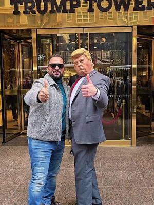 Donald J. Trump এর সাথে একদিন।  #robinrafan #newyork #usa #travelvlogs #DonaldTrump #trumptower 