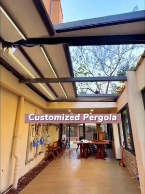 Shade everywhere for patio customized pergola size #pergola #patio #pergoladesign #Outdoors #sunshade #outdoor #toldo #patiocover #shading #garden #pergolas #fy #fyp 