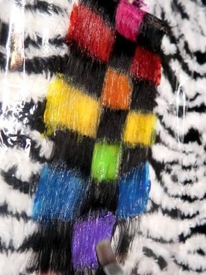 making a rainbow checkerboard scene hair extension🌈🖤 #scenetok #scenecore #scenefashion #rawring20s #rawrxd #scenekid #wigtok #wiginfluencer #wigstyling #checkerboardhair #scenehair #scenehairtutorial #hairextensions #scenemo #scenehairstyle #rainbowhair 