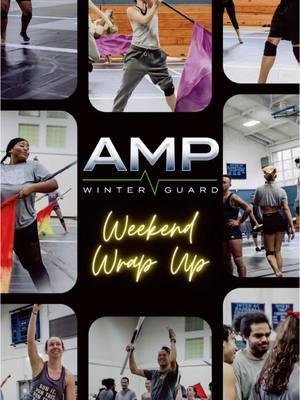 It’s the AMP #WeekendWrapUp!!!! Less than one month till the first show of the season!  Here’s a little sneak peek behind the scenes of #AMP2025! #winterguard #wgi #winterguard #colorguard #marchingarts #showdaydesigns #mainguards #WGI2025