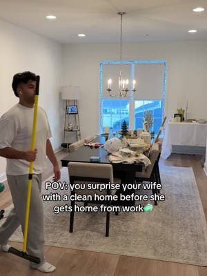 starting the new year off with a clean home 🙌🏽 since I was off of work I suprised my wife with a clean home before she gets home from work so she could just relax in a clean space #cleaningtiktok #cleanwithmemotivation #cleamwithme #cleaninghacks #CleanTok #cleaningasmr #marriedlife 