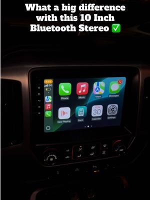 This 10 inch Bluetooth Stereo is one of the best upgrades you can do ✅ #creatorsearchinsights #fyp #viral #repost #like #marketing #foryoupage #TikTokShop #video #treasurefinds #ordernow#ordertoday #GiftGuide #OQQ #TiktokShopBlackFriday #christmasgift #tiktokmademebuyit #applecarplay #bluetooth #androidauto 