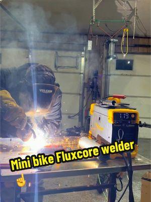 Grab your 120v beginner welder from @TOOLIOM  💪 #welder #flux #fluxcore #begginer #minibike #pitbike #bangforyourbuck 