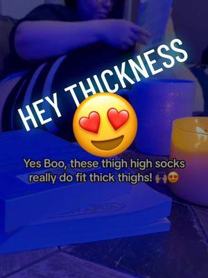 😍 Thigh High Socks by Thick Thigh Tribe 🛍️ #thighhighsocks #plussizefashion #plussize #yearendsale #TikTokShop #viral #fypシ 