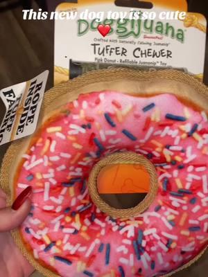 the donut design is everything #doggijuana #chewtoy #dogtoy #freesample #calming #juananip #tuffchewer #germanshepherd 