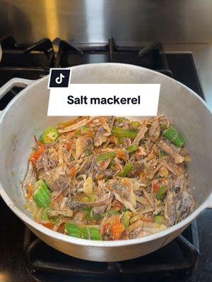 #creatorsearchinsights salt mackerel, Jamaican food  #jamaicanfood #jamaicantiktok #saltmackerel 