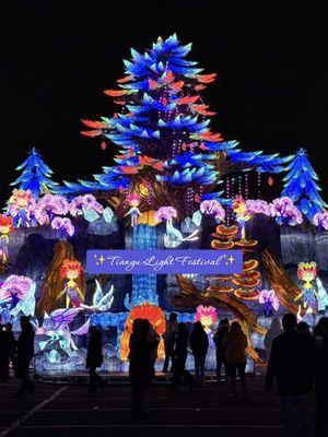 Tianyu light festival ✨ #tianyulightsfestival #lightfestival #lightfestival2024 #nyc #nycplacestovisitinwinter #nycplacestogo  @Tianyu Lights Festival 