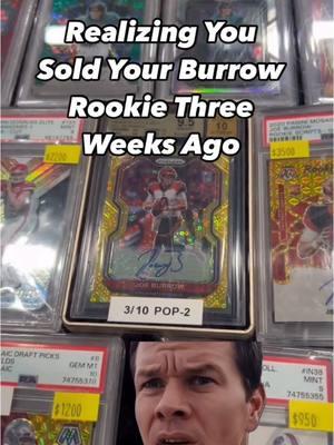 Did you buy or sell Burrow? #slabmags #joeburrow #thehobby #joeburrowrookiecard 