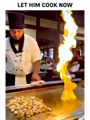 Let him cook now #hibachi #hibachichef #tablebeats #vexbolts #massunfollowing #happynewyear #newyear2024 #lethimcook #fyp #viral