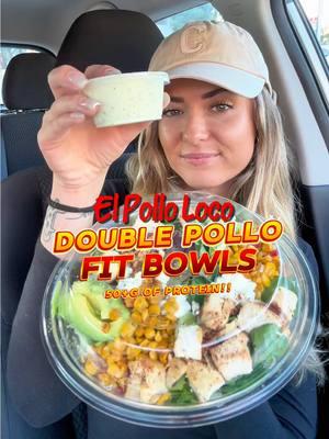 Salads with 50+ grams of protein!! 😍 Crush your protein goals with the @El Pollo Loco Pollo Fit Bowls 🙌🏼 Try the ‘Classic Double’ or the ‘Street Corn’ Double Pollo Fit Bowls for a fast, fresh & delicious protein packed meal 😋 #EPLDoublePolloFitBowl #pollopartner #proteinpacked 