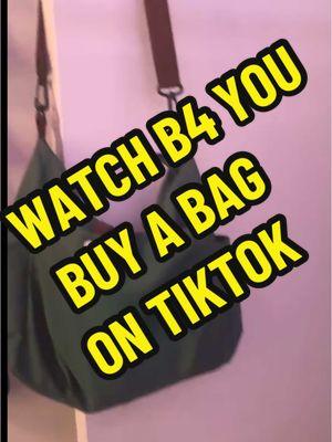 Do not buy another bag on the TikTok Shop without watching this video! #shop #TikTokShop #tts #fyp #shopping #tiktokbag #viralbag #CapCut 