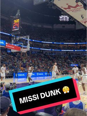 YVES 👏 MISSI 👏 #pelicans #NBA #basketball #dunk #rookie #nop 