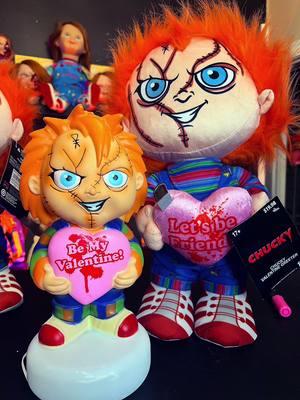 @Walmart find. The new valentines chucky collection. Runnnn to tour local wlamart. #chucky #chuckydoll #walmartfinds #walmart #horror #houseofnightmares #valentine 