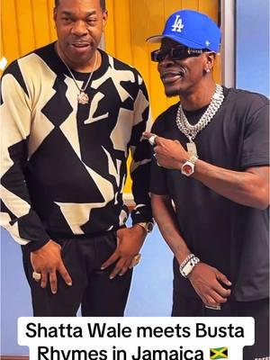 African Dancehall King @Shatta wale meets #BustaRhymes in Jamaica 🇯🇲 ahead of #VybzKartel ‘s Freedom Street Concert 🎵. 