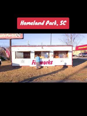 Selling Fireworks for New Year's celebrations #andersonsc #homelandparkandersonsc 