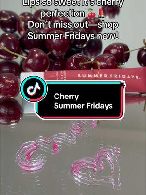 Top to shop before it’s gone! 🍒💋  #summerfridays #TikTokShop #lipbalm #lipsgloss #skincare #beautyfinds #makeup #girlythings #cherry #cherrylips #summerfridayslipbalm 