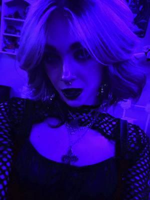 this could all be yours🖤#spiritbox #circlewithme #birdsofprey #altar #vultures #altgirl #punk #punkgirl #goth #grunge #blackmakeup #darkfeminine #darkfeminineenergy  #fluffyhair #piercings #feelingmyself #ledlights #purple #shakeyhands #foryoupage #foryou #fyp  