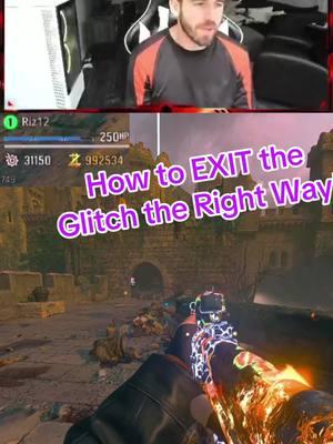 Call of Duty Black Ops 6 Zombie Reverse Glitch Tips! How to exit properly!! #GamingOnTikTok #bo6 #blackops6 #tutorial #zombies #easy #1000iq #howtodo #glitch 