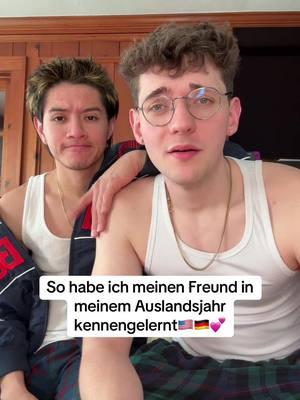 Unsere Kennenlernstory🥰🇺🇸🇩🇪 Auslandsjahr Beziehungen hitten anders😭 #auslandsjahr #auslandsjahrusa #beziehung #kennenlernen #storytime #amerika #dating #schwul #gay #couplegoals 