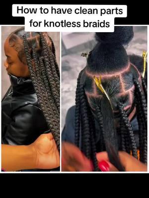 clean parts for knotless braids #conrows #braids #boxbraids #blackbraids #braidsbraidsbraids #knotlessbraids #