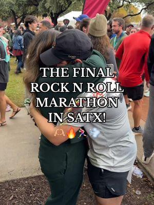 Before the year ends- wanted to share such a core memory! Cheering on @Chris Calderon at his half marathon! He trained so hard & we were all SO proud!🥲🤍  #rocknrollmarathon #halfmarathon #raceday #marathonweekend #satx #sanantoniotx #runningtok 