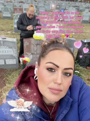 Today I visited my grandmothers grave for the first time ever, she passed when I was a baby💕🙏💕🌹😇🥺 #angel #heaven #prayer #strength #creatingmemeories #bonding #Love #over40club #over40 #genx #genxtiktokers #hispanictiktok #following #spanishtiktok #wegotthis #onedayatatime #foryou #inthistogether #faith 