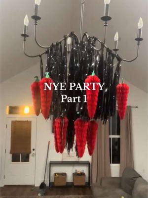 It’s time for our annual NYE party🎉 🪩✨ this year is looking a little different and we are doing a chili cook off😋 stay tuned for the banner reveal! #nye #nyeparty #newyears #newyear #2025 #newyearseveparty #partydecor #houseparty #chilicookoff #party #DIY 