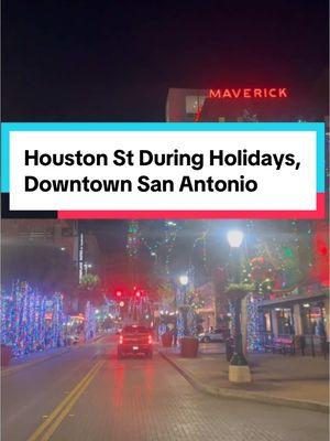 2 nights before New Years #downtownsanantonio #holidayseason #sanantoniotiktok #ilovesanantonio 