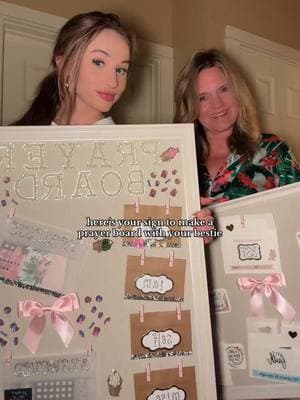 here’s ur sign to make a prayer board with ur bestie🎀🕊️✨🙌🏼 #prayer #prayerboard #girlsnight #girlsnightin #girlsnightideas #christiantiktok 